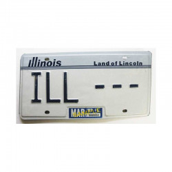 Plaque d Immatriculation USA - Illinois ( 832 )