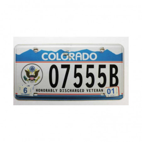 Plaque d Immatriculation USA - Colorado ( 839 )