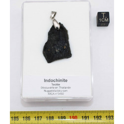 Collier pendentif Tectite...