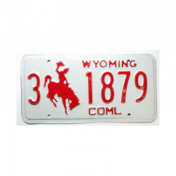 Plaque d Immatriculation USA - Wyoming ( 887 )