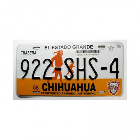 Plaque d Immatriculation Chihuahua ( 900)