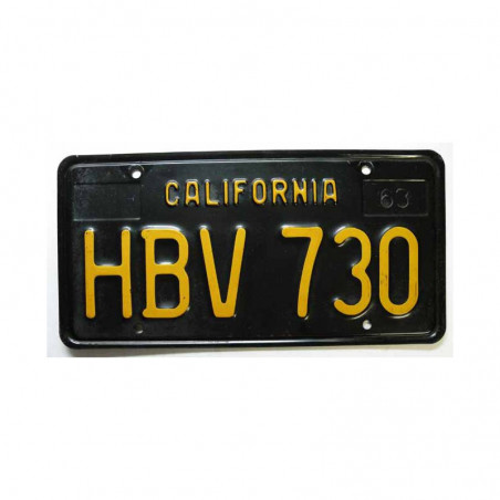 Plaque d Immatriculation USA - California ( 897 )