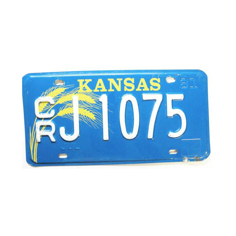 Plaque d Immatriculation USA - Kansas ( 892 )