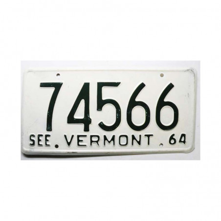 Plaque d Immatriculation USA - Vermont ( 902 )