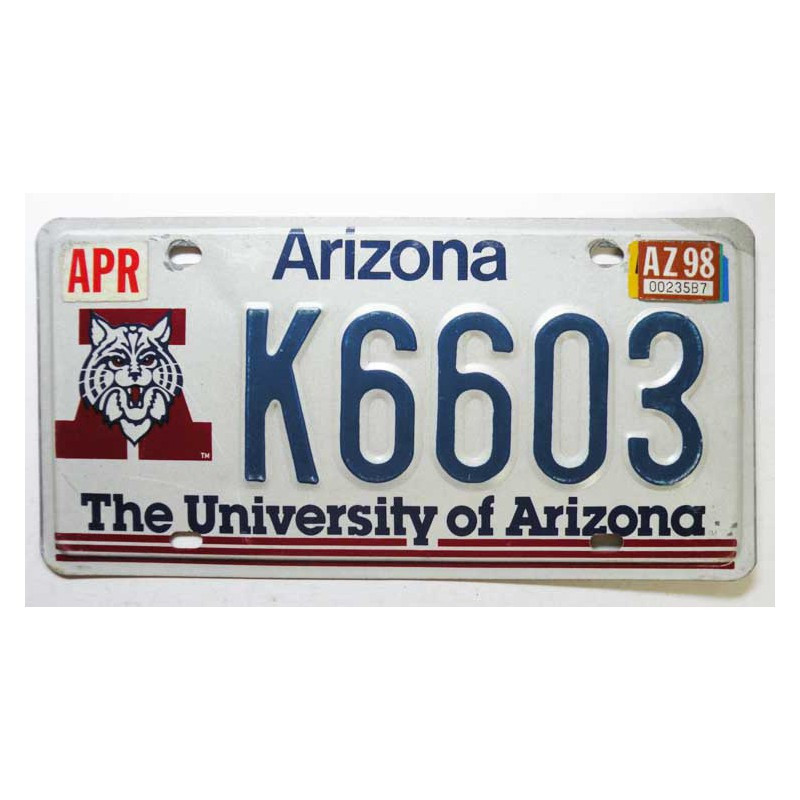 Plaque d Immatriculation USA - Arizona ( 907 )