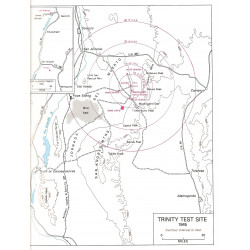 Fragment de trinitite dans une boîte - Verre d Alamogordo (USA - 0.90 gramme - 092*)