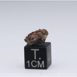 Impactite du cratère de Monturaqui dans une boite (Chili - 0.54 gramme - 003 **)