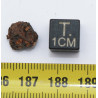 Impactite du cratère de Monturaqui dans une boite (Chili - 0.54 gramme - 003 **)