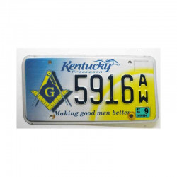 Plaque d Immatriculation USA - Kentucky ( 913 )