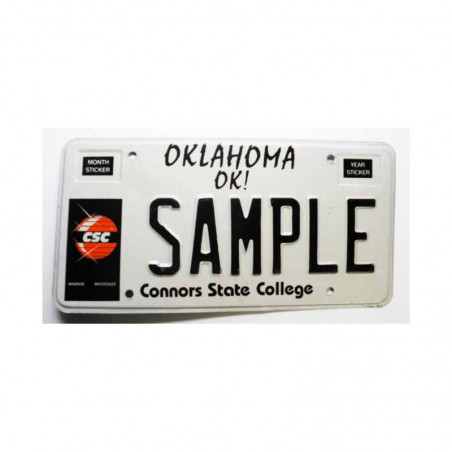 Plaque d Immatriculation USA - Oklahoma ( 924 )