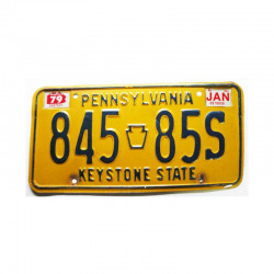 Plaque d Immatriculation USA - Pennsylvania  ( 943 )