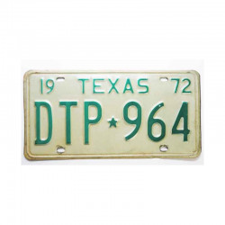 Plaque d Immatriculation USA - Texas ( 966 )