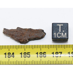 copie de Tranche de Météorite Al Haggounia 001 / MWA 4420 Chondrite EL Enstatite (Maroc - 2.2 grammes - 009**)