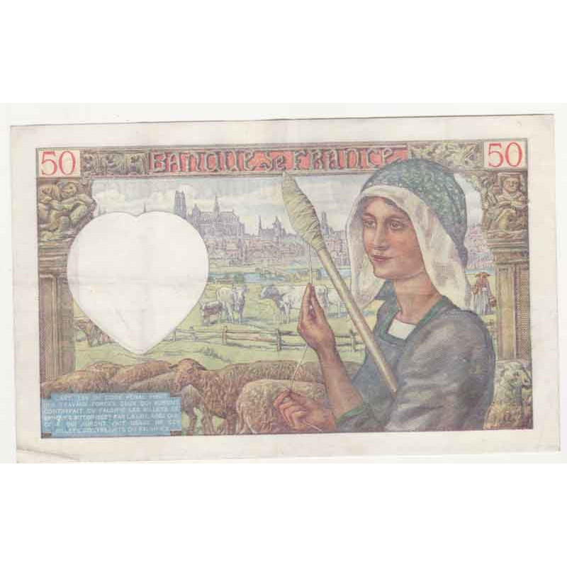 Billet de 50 Francs Jacques Cœur 15-05-1941 Sup ( 041* )