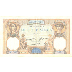 Billet de 1000 Francs Ceres et Mercure 07/01/1932 TTB +  ( 149* )