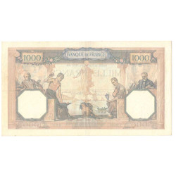 Billet de 1000 Francs Ceres et Mercure 07/12/1939 SUP + ( 214 * )