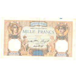 Billet de 1000 Francs Ceres et Mercure 28-01-1937 TTB ( 211* )