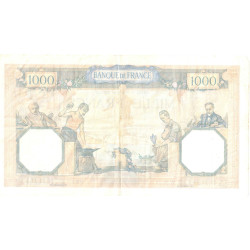 Billet de 1000 Francs Ceres et Mercure 11-02-1937 TTB ( 226* )