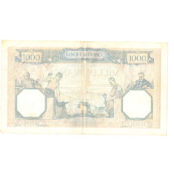 Billet de 1000 Francs Ceres et Mercure 08-10-1936 TTB ( 221* )