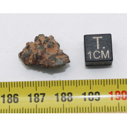 NWA 14056 Paired Achondrite HED Diogénite dans une boite (2.60 grammes - 010 **)
