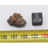 NWA 14056 Paired Achondrite HED Diogénite dans une boite (2.60 grammes - 010 **)