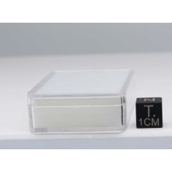 Lot de 10 boites / présentoirs transparents 3.7 x 5.7 x 1.4 centimètres avec 1 mousse blanche