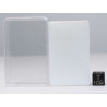 Lot de 10 boites / présentoirs transparents 3.7 x 5.7 x 1.4 centimètres avec 1 mousse blanche