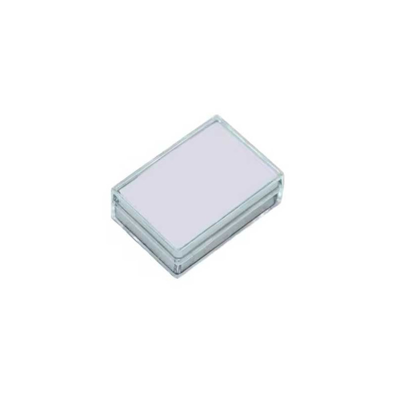 Lot de 10 boites / présentoirs transparents 3.7 x 5.7 x 1.4 centimètres avec 1 mousse blanche Lot de 10 boites / présentoirs transparents 3.7 x 5.7 x 1.4 centimètres avec 1 mousse blanche