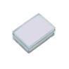 Lot de 10 boites / présentoirs transparents 3.7 x 5.7 x 1.4 centimètres avec 1 mousse blanche