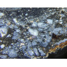 Lame mince de météorite Bechar 006 - lunaire brèche feldspathique (NWA - 051**)