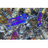 Lame mince de météorite NWA 17016 - Achondrite Diogénite, anormale (NWA - 052**)