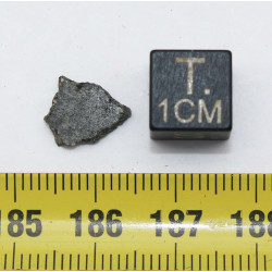 Tranche de Météorite NWA 15016 dans une boite - Martienne Ach Shergottite (Algérie - 0.298 gramme - 025 **)