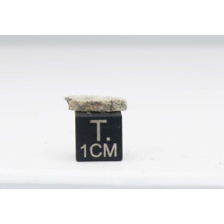 Tranche de Météorite NWA 12241 dans une boite - Martienne Achondrite Shergottite (Algérie -  0.544 gramme - 008 **)