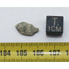 Tranche de Météorite NWA 12241 dans une boite - Martienne Achondrite Shergottite (Algérie -  0.544 gramme - 008 **)