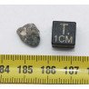 Météorite lunaire Laâyoune 002 dans une boite Feld Breccia (Maroc - 0.656 gramme 055**)