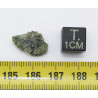 Fragment de trinitite dans une boîte - Verre d Alamogordo (USA - 0.80 gramme - 094*)