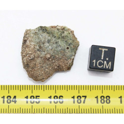 Fragment de trinitite dans une boîte - Verre d Alamogordo (USA - 3.66 grammes - 095*)