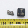 Météorite lunaire Laâyoune 002 dans une boite Feld Breccia (Maroc - 0.296 gramme 056**)