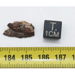 Météorite Al Haggounia 008 dans une boite - Chondrite H5 (Maroc - 1.20 gramme - 003 **)