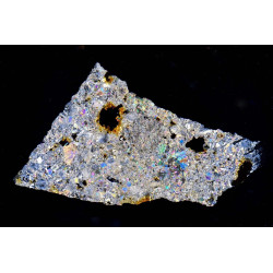 Lame mince de météorite NWA 4841 - chondrite LL5-S3-W2 (NWA - 053*)