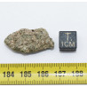 Fragment de trinitite dans une boîte - Verre d Alamogordo (USA - 2.44 grammes - 097*)