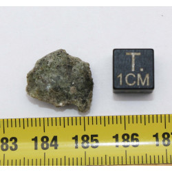 Fragment de trinitite dans une boîte - Verre d Alamogordo (USA - 1.25 grammes - 098*)