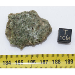 Fragment de trinitite dans une boîte - Verre d Alamogordo (USA - 8.24 grammes - 099*)