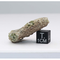 Fragment de trinitite dans une boîte - Verre d Alamogordo (USA - 8.24 grammes - 099*)