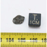 Météorite lunaire Laâyoune 002 dans une boite Feld Breccia (Maroc - 0.340 gramme 061**)