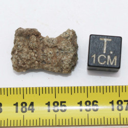 Fragment de trinitite dans une boîte - Verre d Alamogordo (USA - 1.97 grammes - 100)