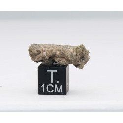 Fragment de trinitite dans une boîte - Verre d Alamogordo (USA - 1.97 grammes - 100)