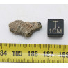 Fragment de trinitite dans une boîte - Verre d Alamogordo (USA - 1.06 grammes - 101*)