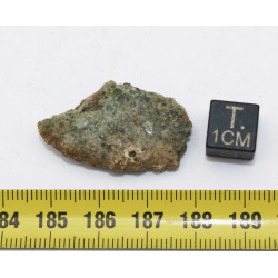 Fragment de trinitite dans une boîte - Verre d Alamogordo (USA - 3.20 grammes - 102*)