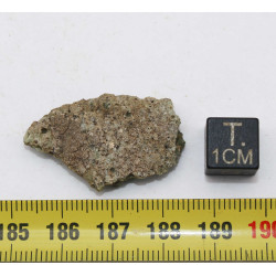 Fragment de trinitite dans une boîte - Verre d Alamogordo (USA - 3.20 grammes - 102*)